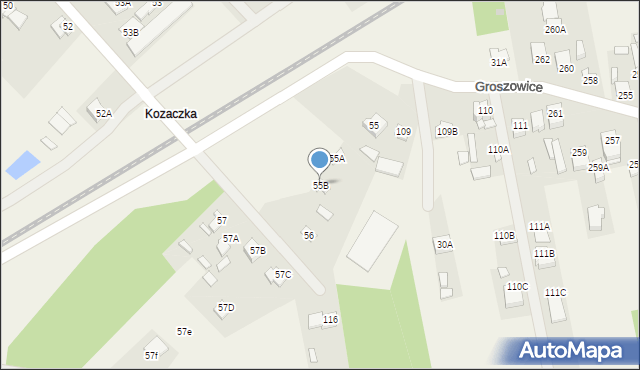 Rajec Poduchowny, Rajec Poduchowny, 55B, mapa Rajec Poduchowny