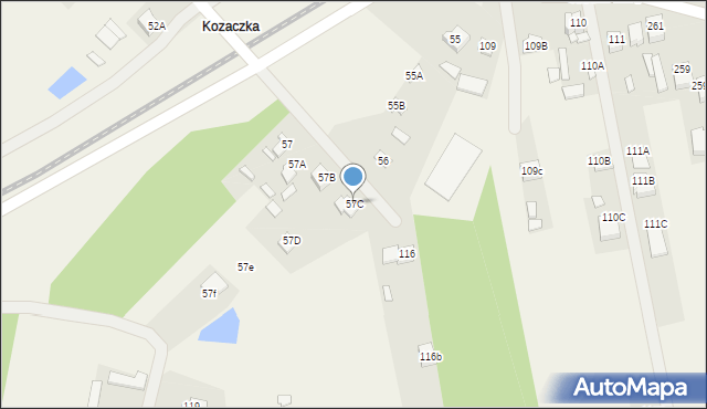 Rajec Poduchowny, Rajec Poduchowny, 57C, mapa Rajec Poduchowny