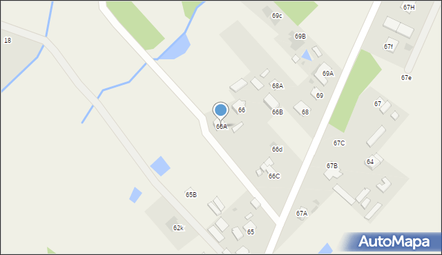 Rajec Poduchowny, Rajec Poduchowny, 66A, mapa Rajec Poduchowny