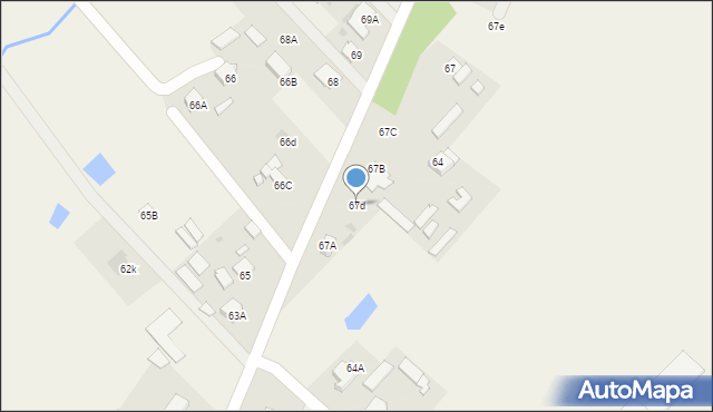 Rajec Poduchowny, Rajec Poduchowny, 67d, mapa Rajec Poduchowny