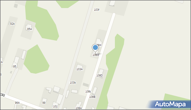 Rajec Szlachecki, Rajec Szlachecki, 108G, mapa Rajec Szlachecki