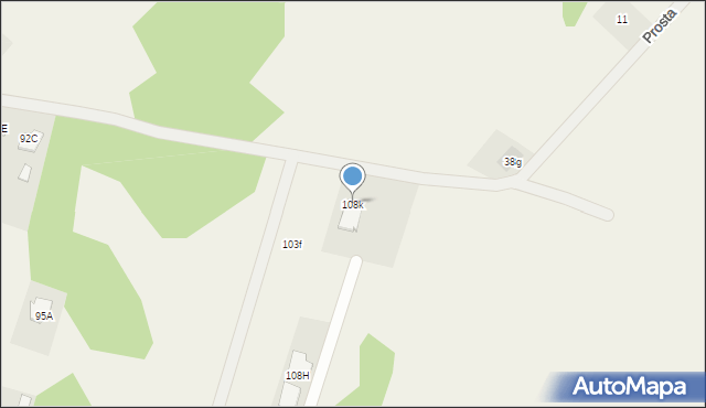 Rajec Szlachecki, Rajec Szlachecki, 108k, mapa Rajec Szlachecki