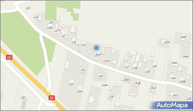 Rajec Szlachecki, Rajec Szlachecki, 133, mapa Rajec Szlachecki