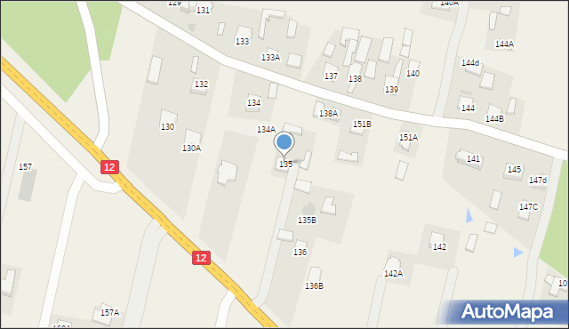 Rajec Szlachecki, Rajec Szlachecki, 135, mapa Rajec Szlachecki