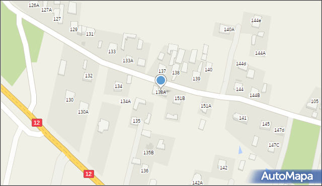 Rajec Szlachecki, Rajec Szlachecki, 138A, mapa Rajec Szlachecki