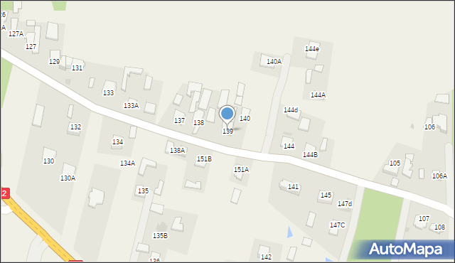 Rajec Szlachecki, Rajec Szlachecki, 139, mapa Rajec Szlachecki