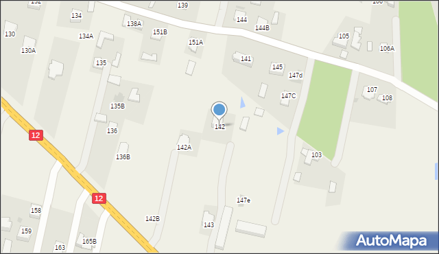 Rajec Szlachecki, Rajec Szlachecki, 142, mapa Rajec Szlachecki