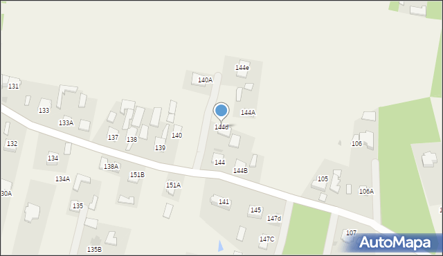 Rajec Szlachecki, Rajec Szlachecki, 144d, mapa Rajec Szlachecki