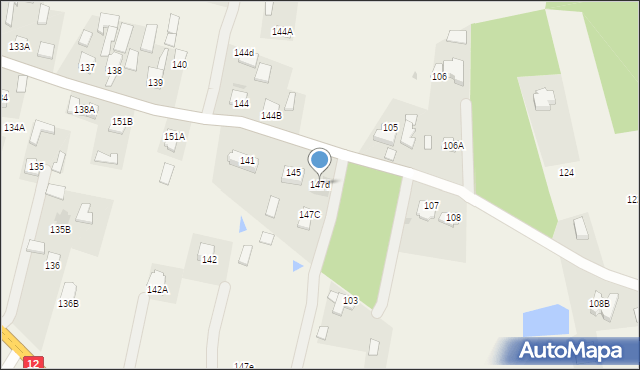 Rajec Szlachecki, Rajec Szlachecki, 147d, mapa Rajec Szlachecki
