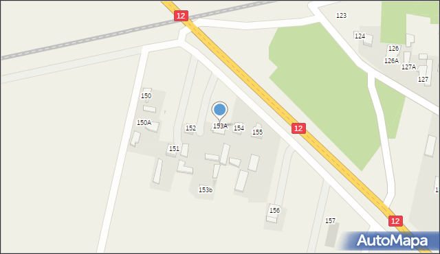 Rajec Szlachecki, Rajec Szlachecki, 153A, mapa Rajec Szlachecki