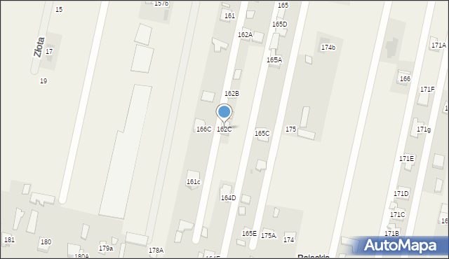 Rajec Szlachecki, Rajec Szlachecki, 162C, mapa Rajec Szlachecki