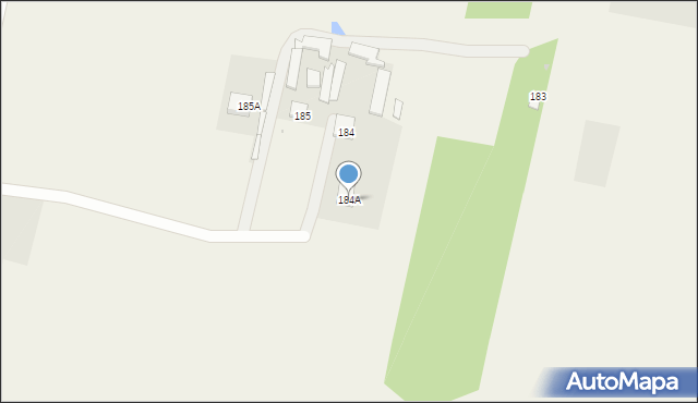 Rajec Szlachecki, Rajec Szlachecki, 184A, mapa Rajec Szlachecki