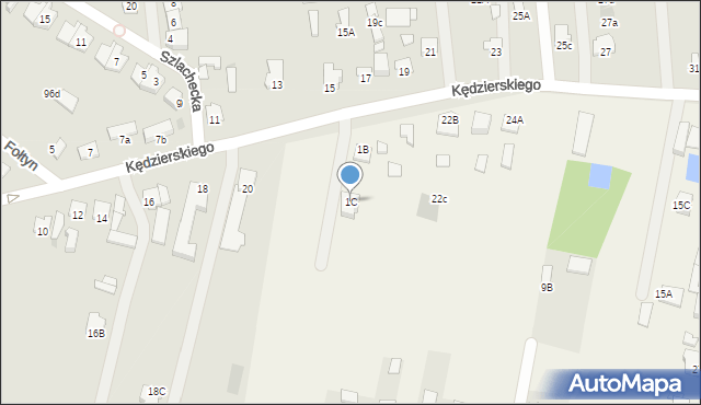 Rajec Szlachecki, Rajec Szlachecki, 1C, mapa Rajec Szlachecki