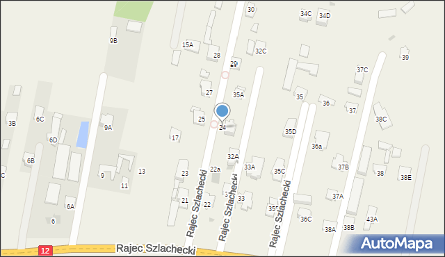 Rajec Szlachecki, Rajec Szlachecki, 24, mapa Rajec Szlachecki