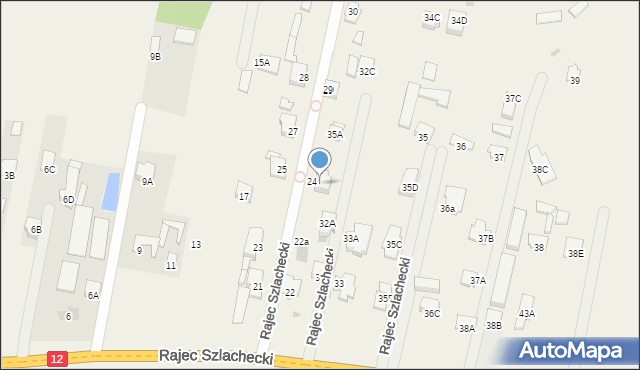Rajec Szlachecki, Rajec Szlachecki, 26, mapa Rajec Szlachecki