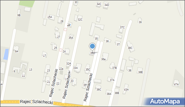 Rajec Szlachecki, Rajec Szlachecki, 35D, mapa Rajec Szlachecki