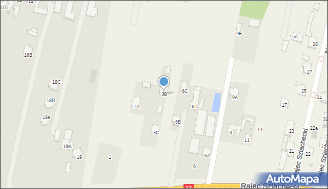 Rajec Szlachecki, Rajec Szlachecki, 3B, mapa Rajec Szlachecki