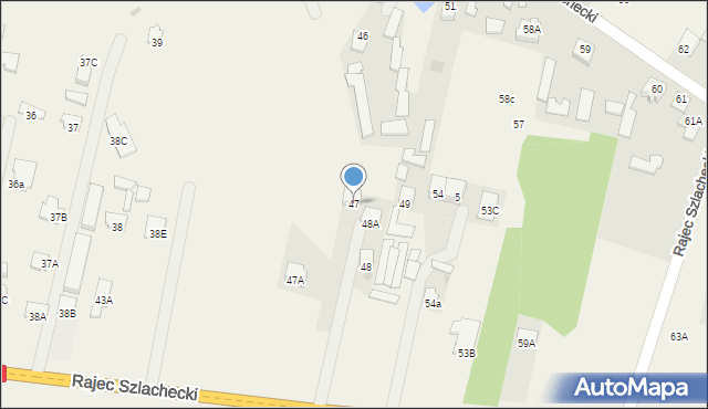 Rajec Szlachecki, Rajec Szlachecki, 47, mapa Rajec Szlachecki