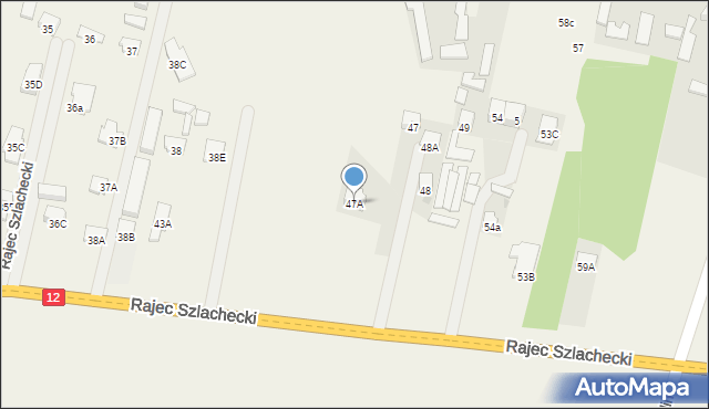 Rajec Szlachecki, Rajec Szlachecki, 47A, mapa Rajec Szlachecki