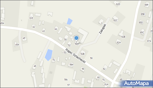 Rajec Szlachecki, Rajec Szlachecki, 52A, mapa Rajec Szlachecki