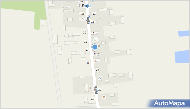 Rajki, Rajki, 21, mapa Rajki