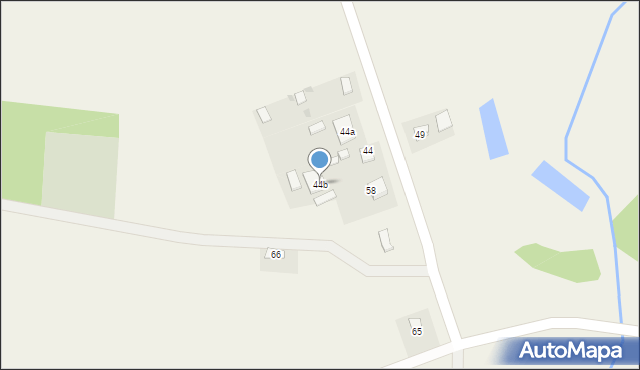 Rajki, Rajki, 44b, mapa Rajki