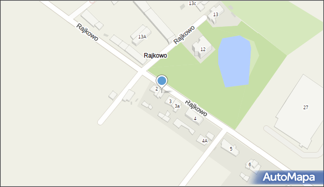 Rajkowo, Rajkowo, 2a, mapa Rajkowo