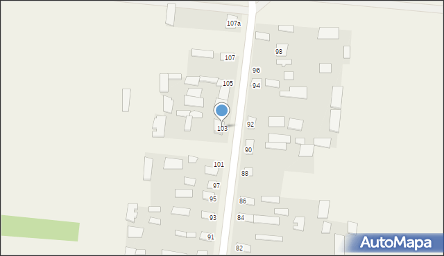 Rajsk, Rajsk, 103A, mapa Rajsk