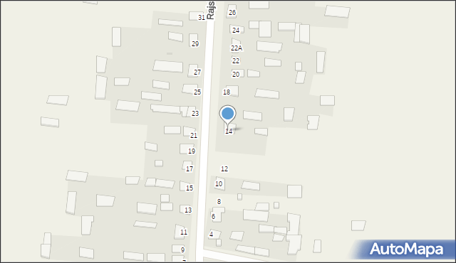 Rajsk, Rajsk, 14, mapa Rajsk