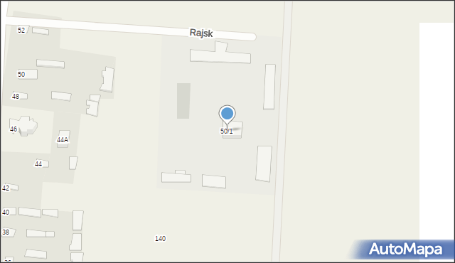Rajsk, Rajsk, 50/1, mapa Rajsk