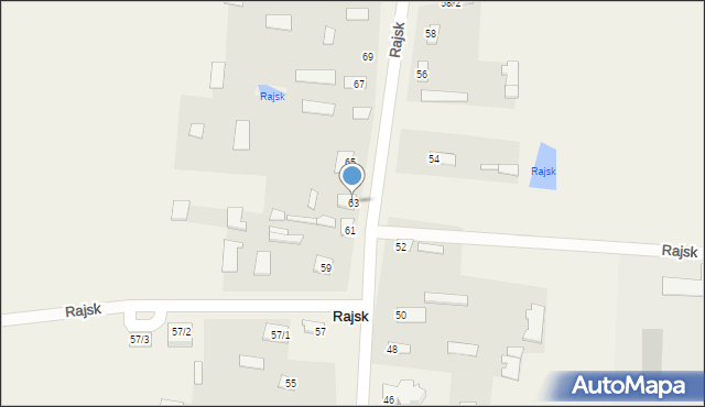 Rajsk, Rajsk, 63, mapa Rajsk