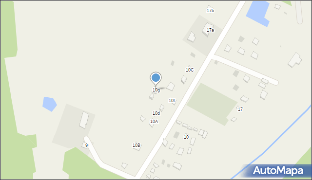 Rajskie, Rajskie, 10g, mapa Rajskie