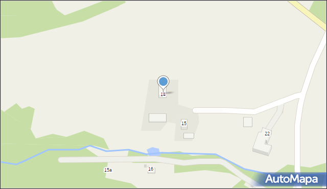 Rajskie, Rajskie, 14, mapa Rajskie