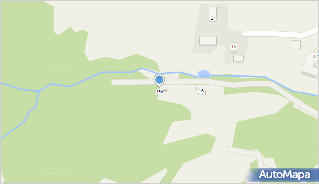 Rajskie, Rajskie, 15a, mapa Rajskie