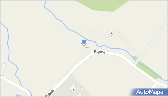 Rajskie, Rajskie, 6a, mapa Rajskie