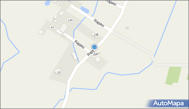 Rajsko, Rajsko, 14A, mapa Rajsko