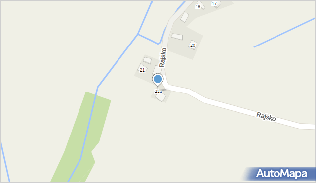 Rajsko, Rajsko, 21a, mapa Rajsko