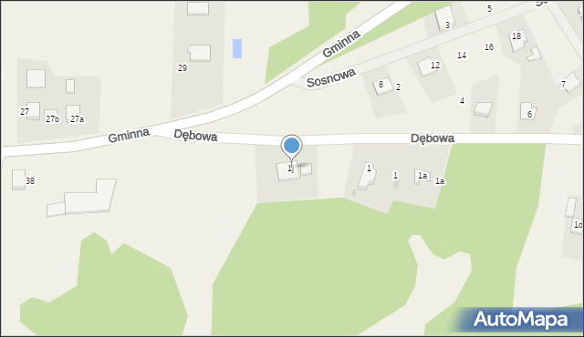 Rajsko, Rajsko, 1j, mapa Rajsko