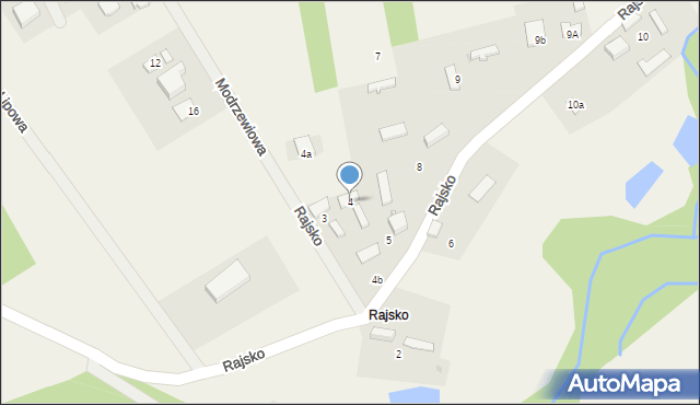 Rajsko, Rajsko, 4, mapa Rajsko