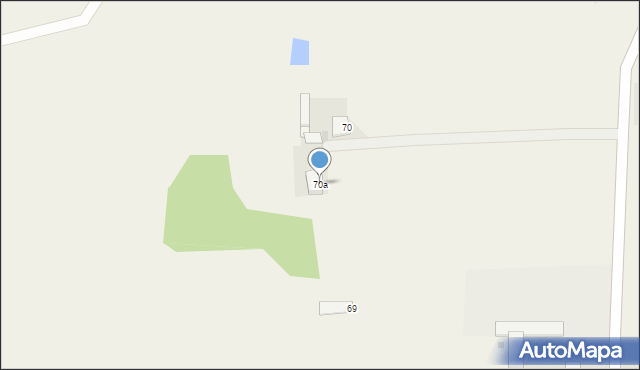 Rajsko, Rajsko, 70a, mapa Rajsko