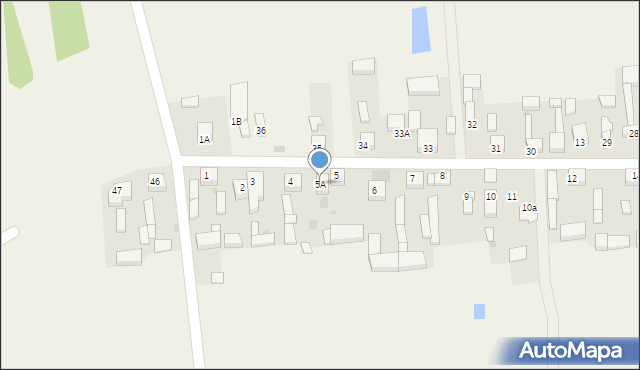 Rajsko Duże, Rajsko Duże, 5A, mapa Rajsko Duże