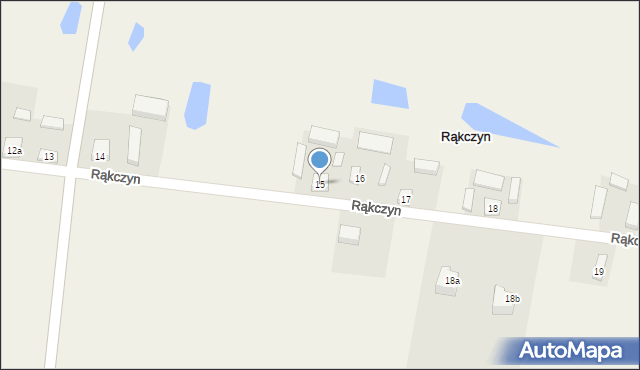 Rąkczyn, Rąkczyn, 15, mapa Rąkczyn