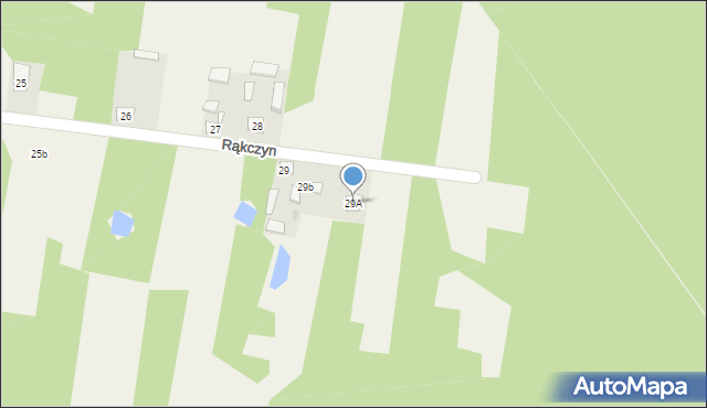 Rąkczyn, Rąkczyn, 29A, mapa Rąkczyn
