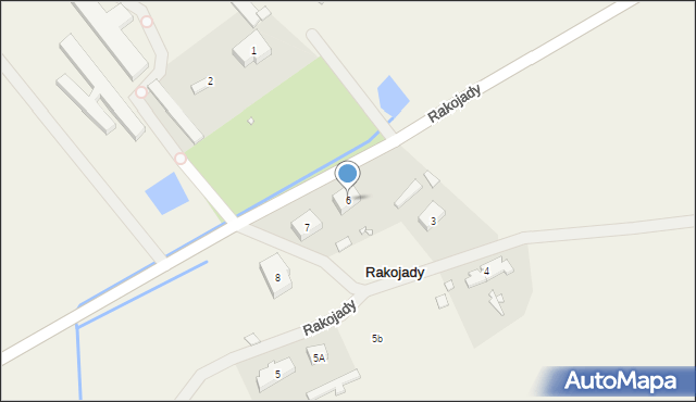 Rakojady, Rakojady, 6, mapa Rakojady