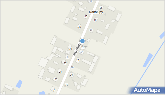 Rakołupy, Rakołupy, 21, mapa Rakołupy