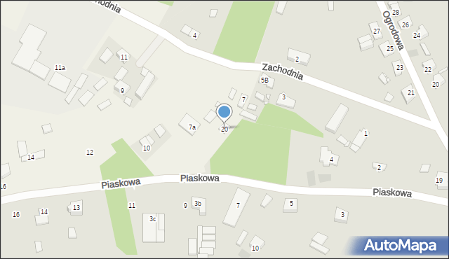 Rakoniewice Wieś, Rakoniewice Wieś, 20, mapa Rakoniewice Wieś