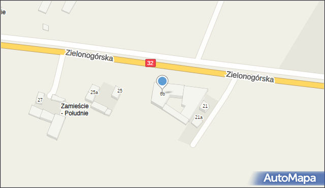 Rakoniewice Wieś, Rakoniewice Wieś, 6b, mapa Rakoniewice Wieś
