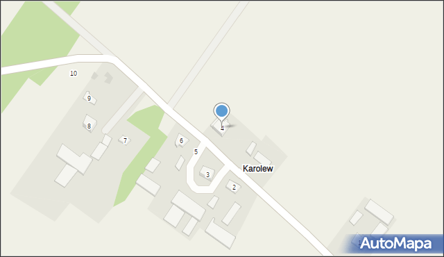 Raków, Raków, 4, mapa Raków