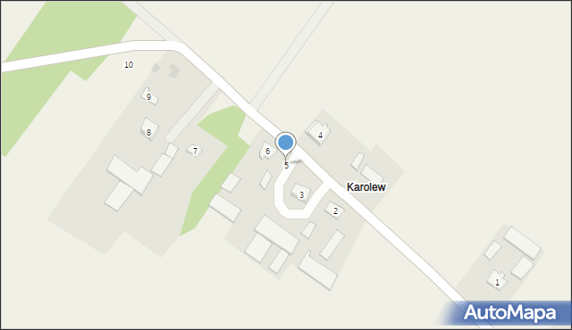 Raków, Raków, 5, mapa Raków