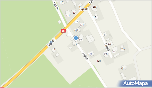 Rakowice, Rakowice, 1, mapa Rakowice